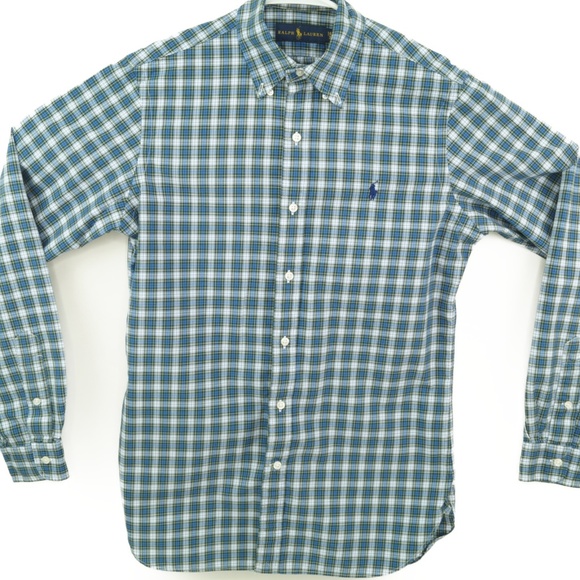 Ralph Lauren Other - Polo Ralph Lauren Blue White Plaid Long Sleeve